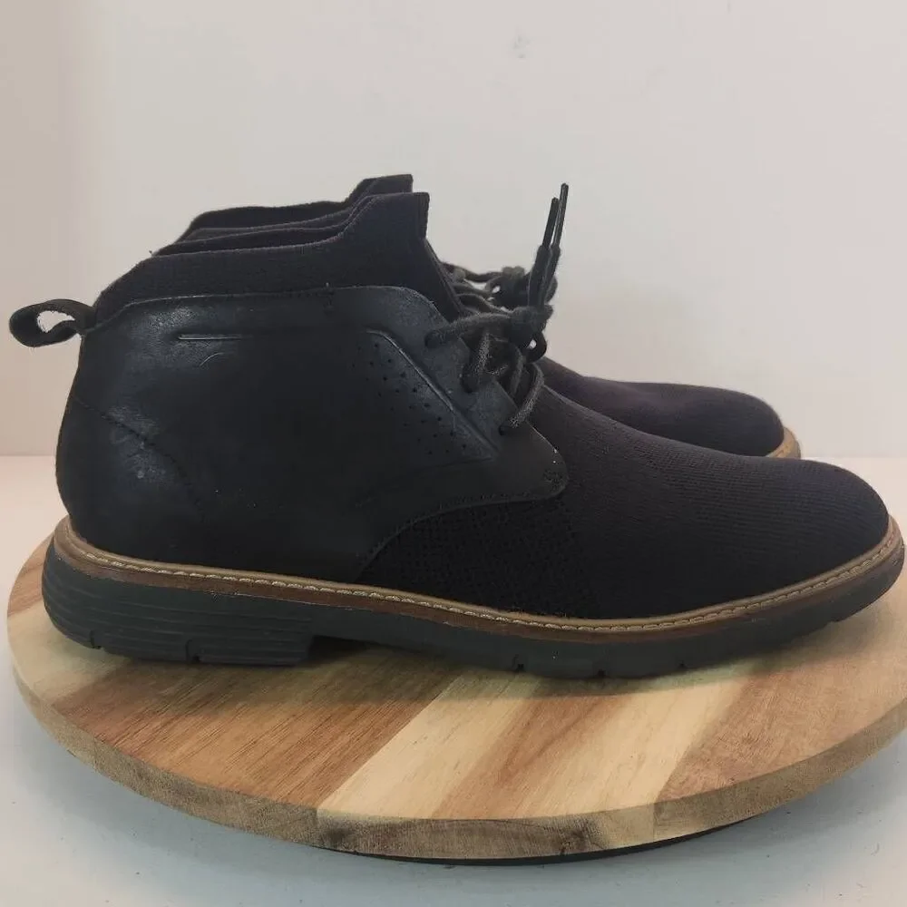 Mark Nason Los Angeles Men's Size 8 US 68979 Black Lace Up Ankle Boots